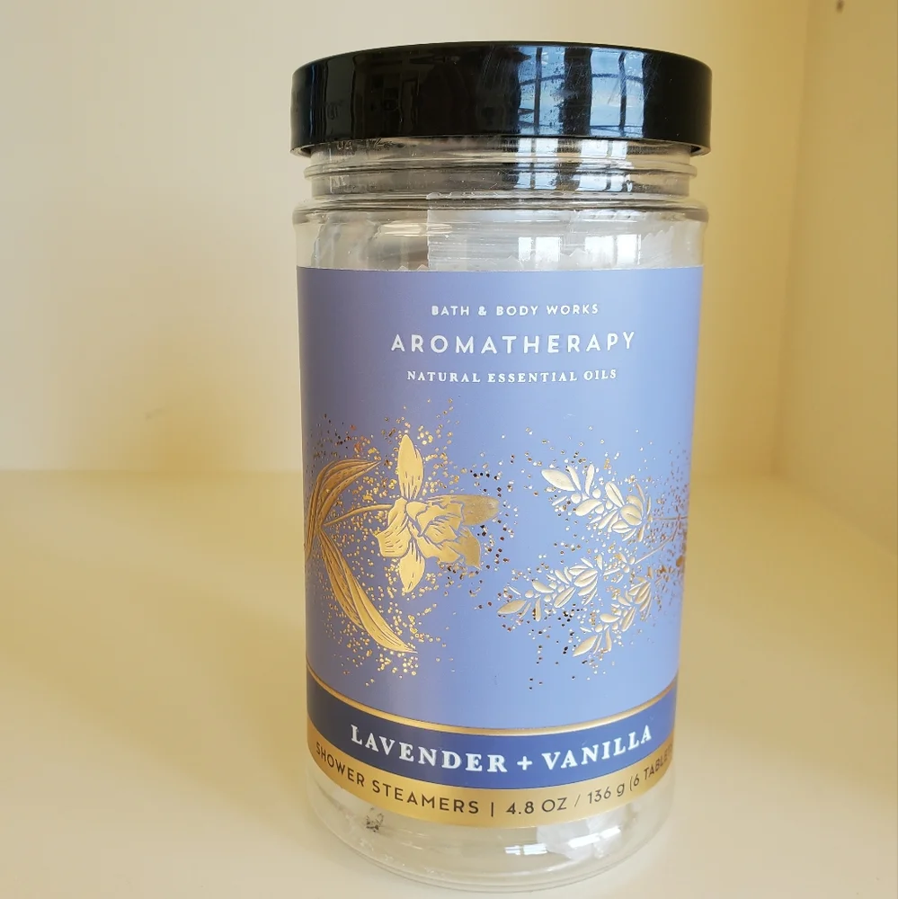 Bath & Body Works Aromatherapy Shower Steamers Lavender & Vanilla SLEEP 6pk NEW